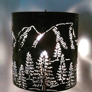 Mountain Landscape Pendant Light