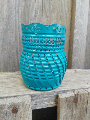 Scalloped Top Luminary Candle Holder
