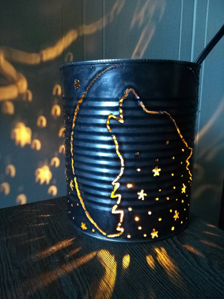 Wolf Luminary Candle Holder – Manifest Station Studio