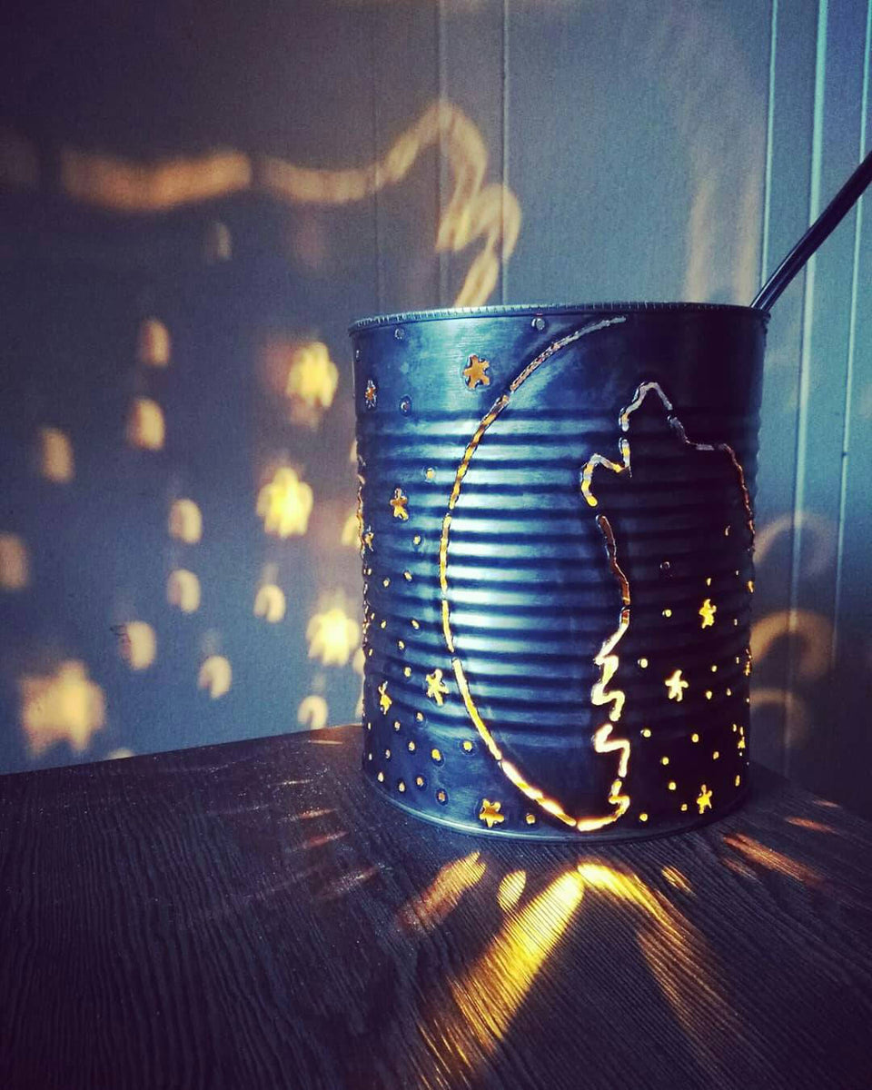 Wolf Luminary Candle Holder – Manifest Station Studio